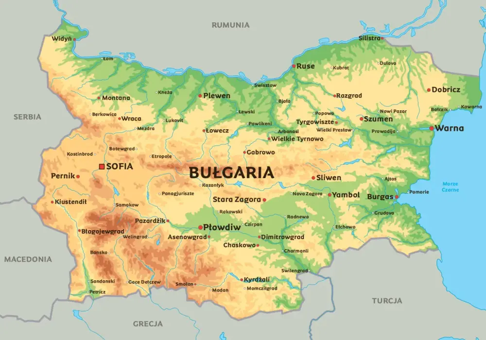 Gdzie jest Bułgaria? Mapa, regiony i najlepsza trasa