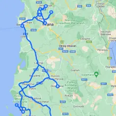 Trasa podróży po Albanii: od wybrzeża przez Durrës, Tiranę, Elbasan, Berat, aż po okolice jeziora Ochrydzkiego. Gdzie jest Albania? Właśnie tutaj!