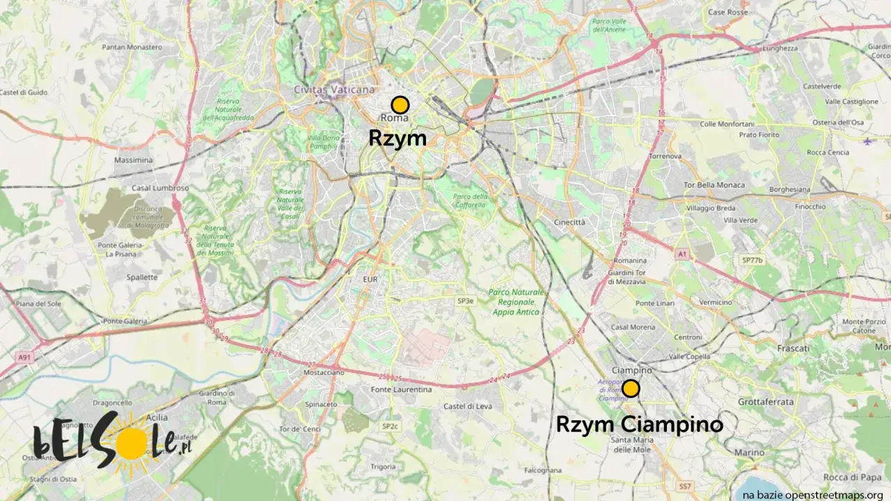 Zdjęcie Jak szybko i tanio dojechać z lotniska Rzym Ciampino do centrum