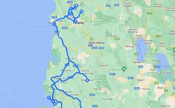 Trasa podróży po Albanii: od wybrzeża przez Durrës, Tiranę, Elbasan, Berat, aż po okolice jeziora Ochrydzkiego. Gdzie jest Albania? Właśnie tutaj!
